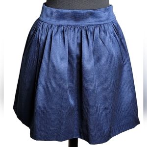 Banana Republic blue pleated skater mini skirt size 2 NWT